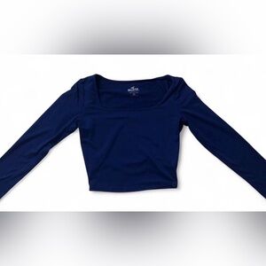 Hollister navy Blue long sleeve.